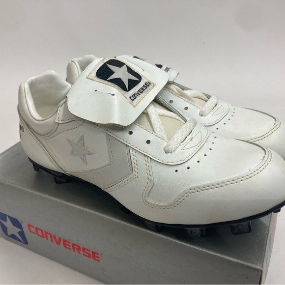 Vintage Retro Converse Baseball Cleats Sz 8-1/2 Diamond Star - Picture 2 of 6